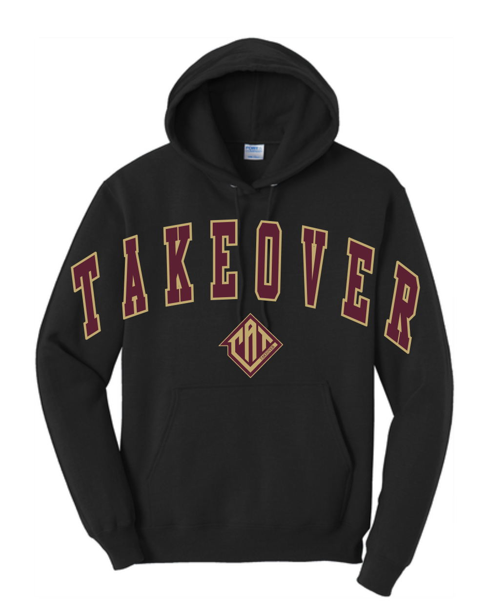 CAT Takeover- Takeover Cotton Blend Hoodie- Black