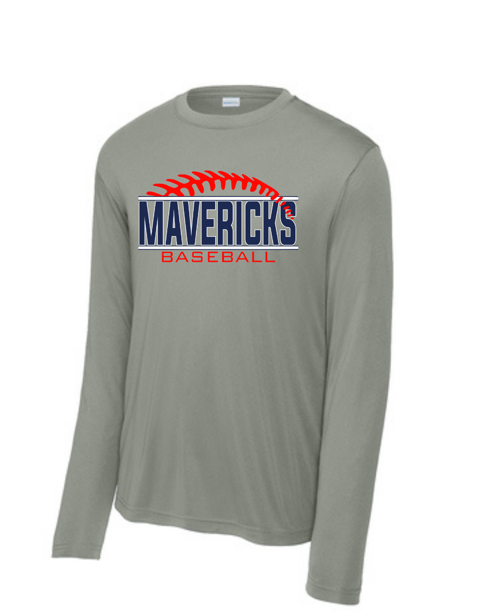 Manvel Baseball- Manvel Baseball Long Sleeve Performance Tee