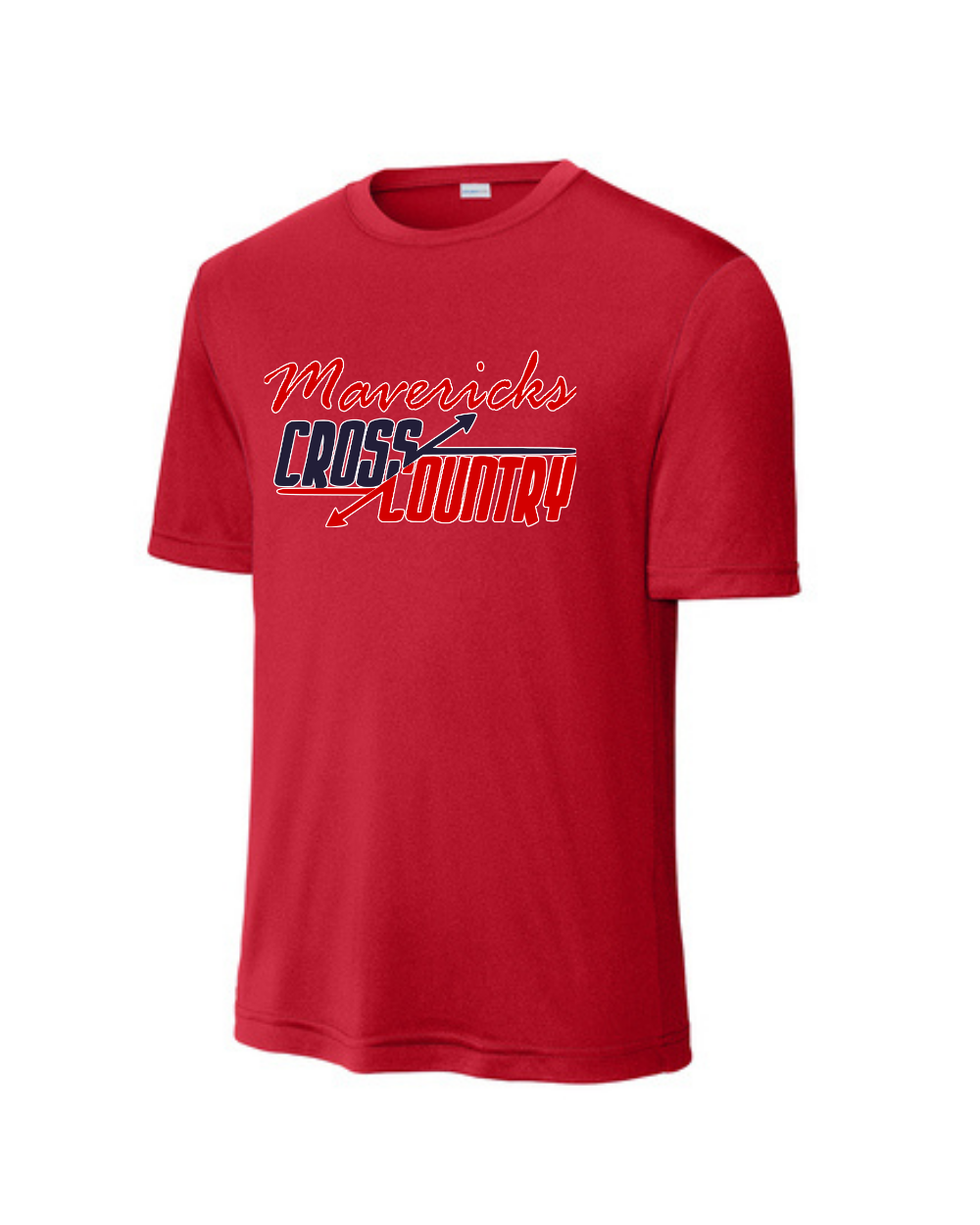 Manvel Cross Country-Mavericks Cross Country Short Sleeve Performance Tee