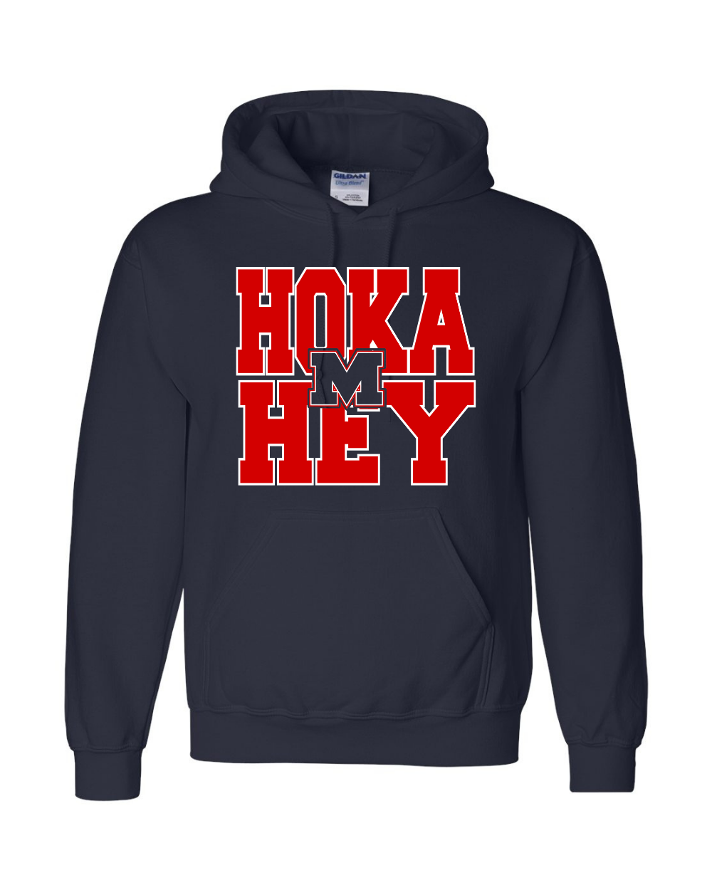 Mavericks Football- Hoka Hey Cotton blend Hoodie