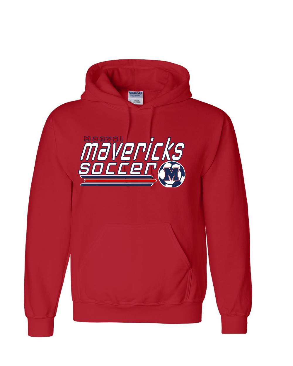 Manvel Soccer- Manvel Soccer Cotton blend Hoodie