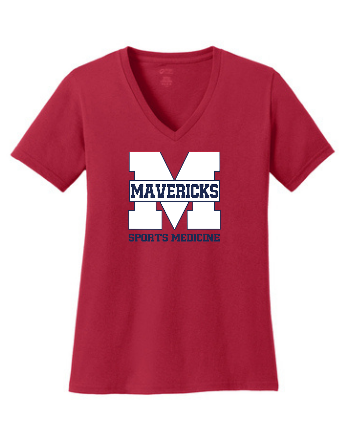 Manvel Sports Medicine - Maverick Sports Medicine - Vneck Cotton Tee