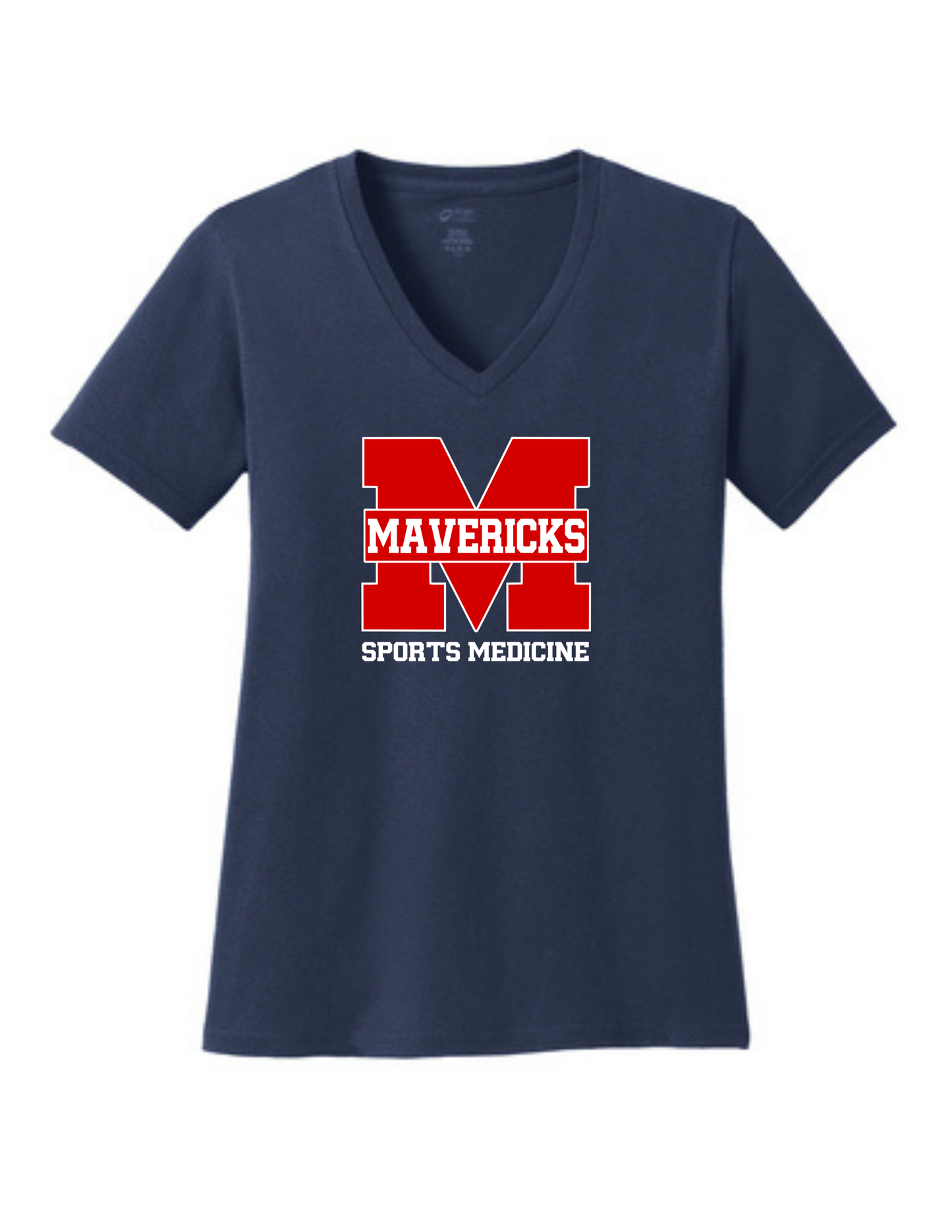 Manvel Sports Medicine - Maverick Sports Medicine - Vneck Cotton Tee