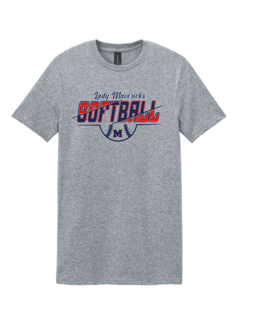 Manvel Softball- Lady Mavericks Softball Cotton Tee