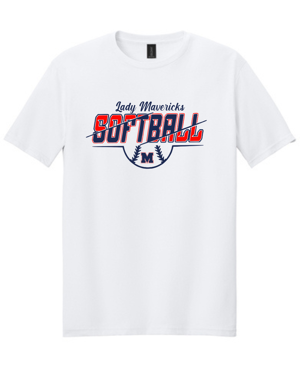 Manvel Softball- Lady Mavericks Softball Cotton Tee