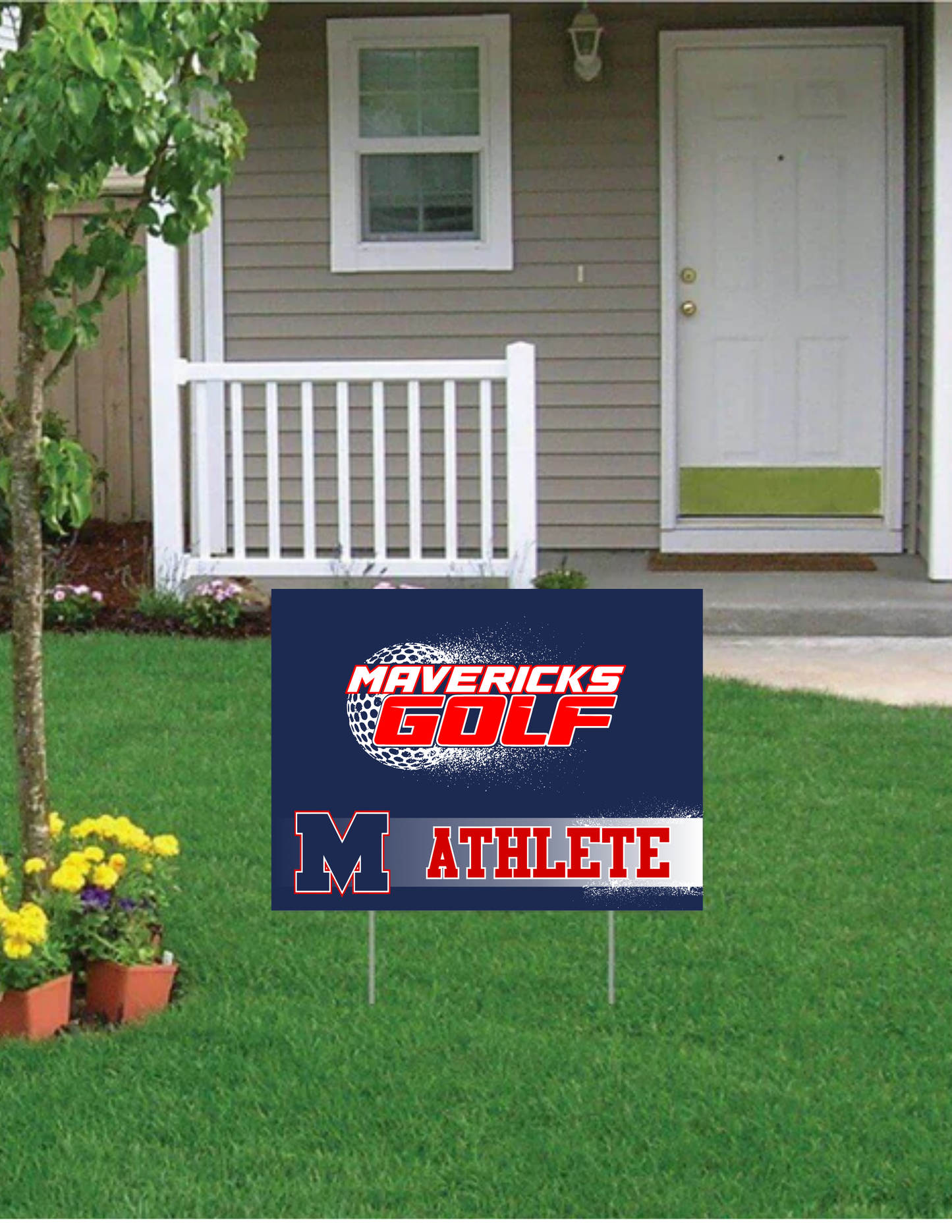 Manvel Golf Yard Sign 2025