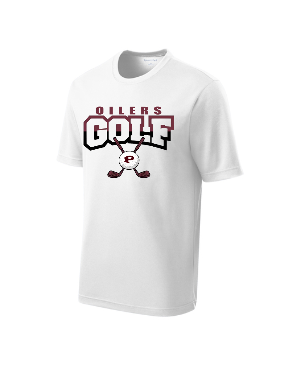 PHS Golf- Pearland Golf Sicks Men's Performance Tee - White