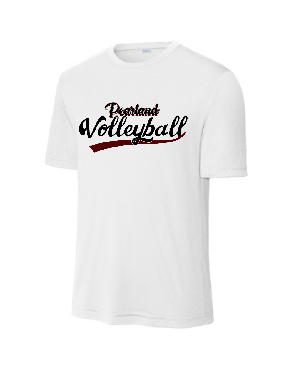 PHS Volleyball-Pearland Volleyball Performance Tee-White