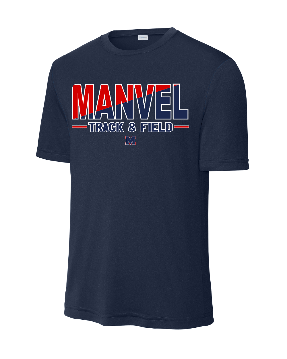 Manvel Track and Field - Manvel Track and Field Short Sleeve Performance Tee