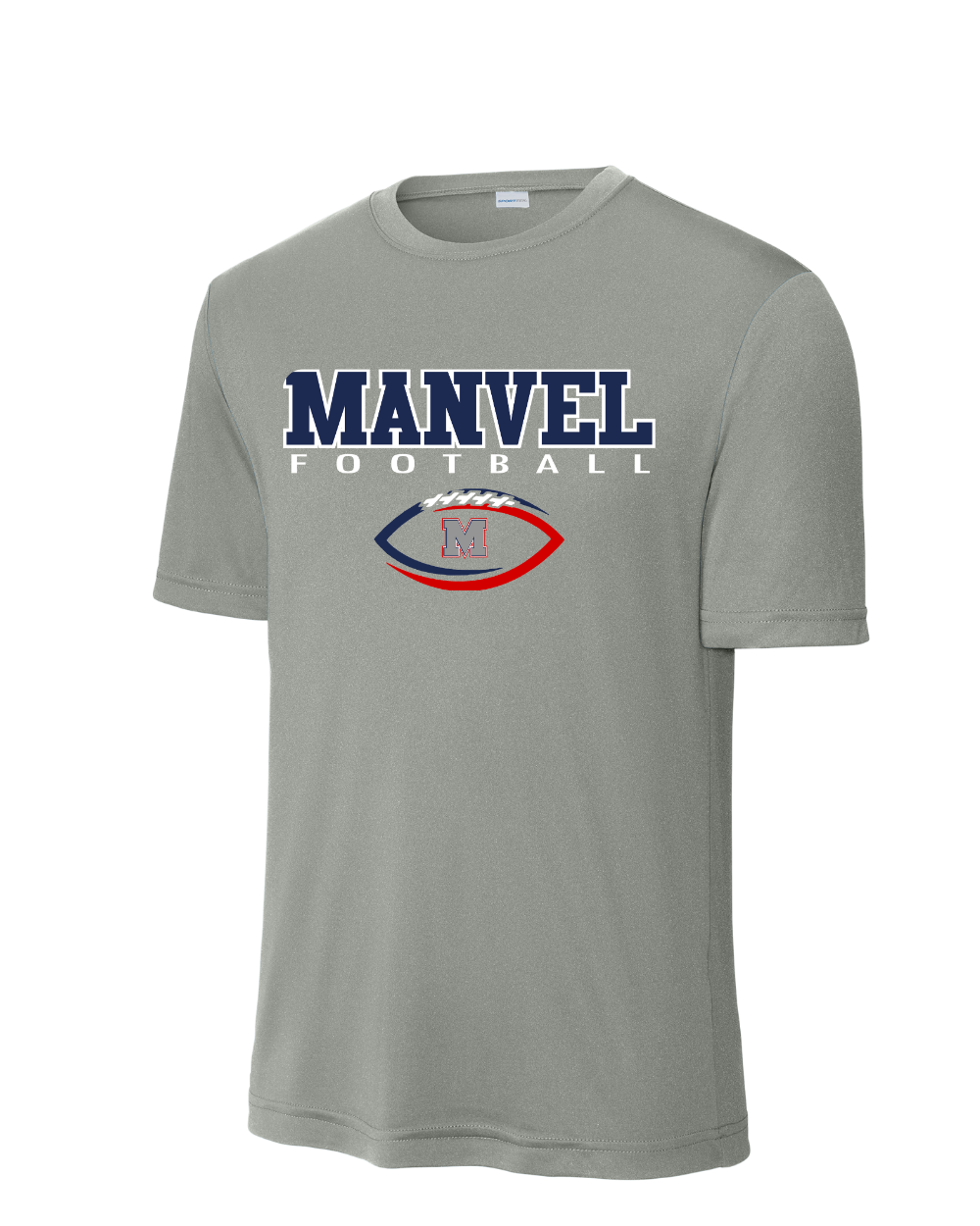 Manvel Football- Manvel Football Short Sleeve Performance Tee
