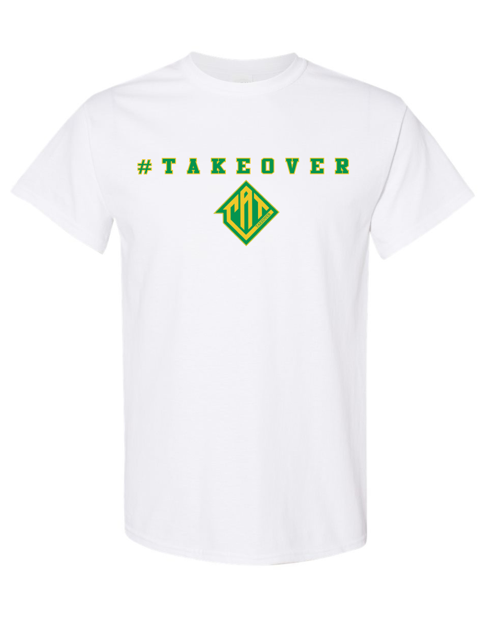 Cat Takeover - SS Cotton Tshirt- White