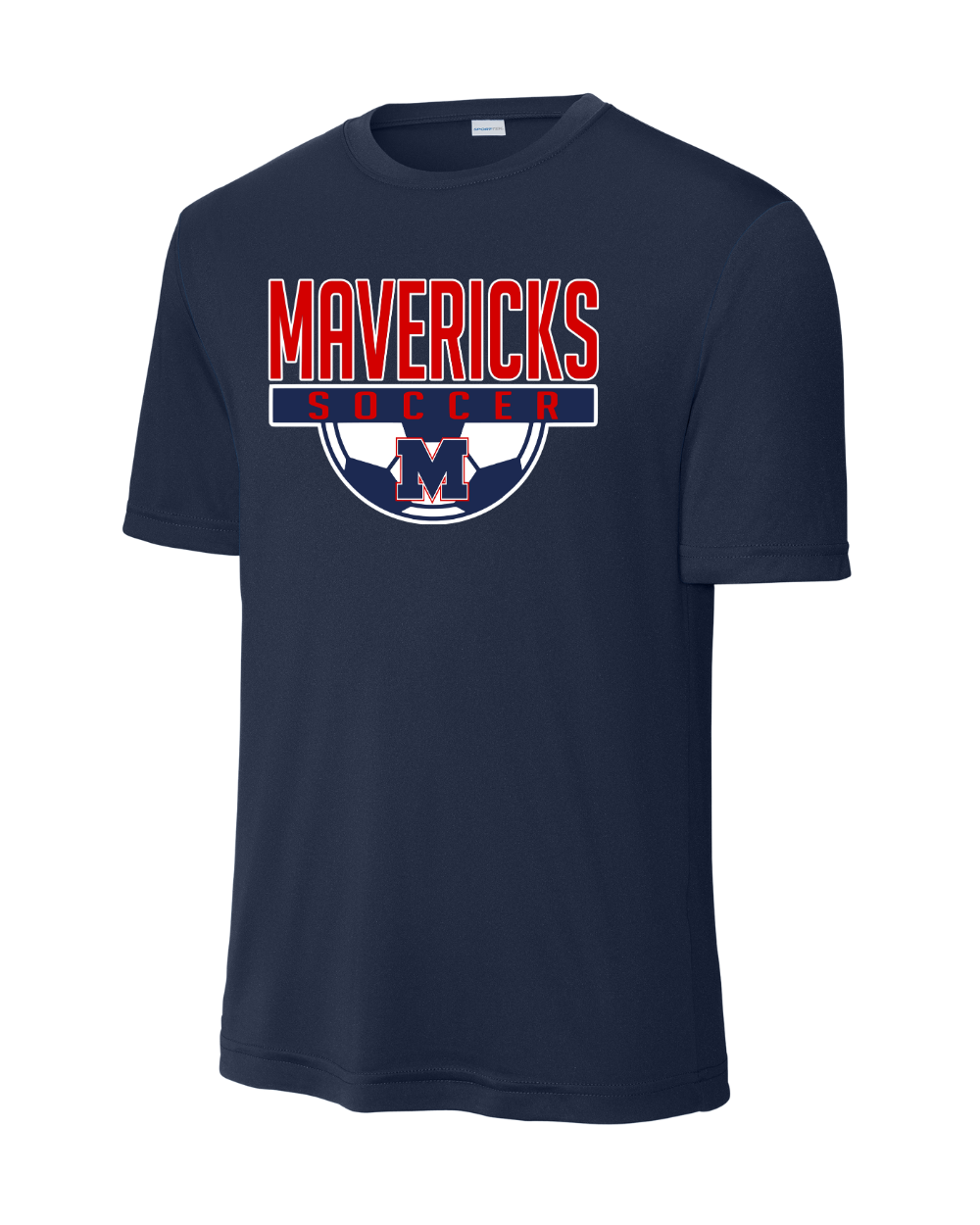 Manvel Soccer- Maverick Soccer Short Sleeve Performance Tee