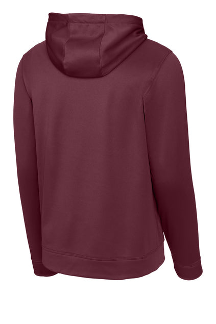 Heights Volleyball- Heights VB Performance Hoodie- Maroon