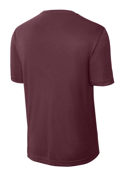 Heights Volleyball-Heights VB Performance Tee- Maroon