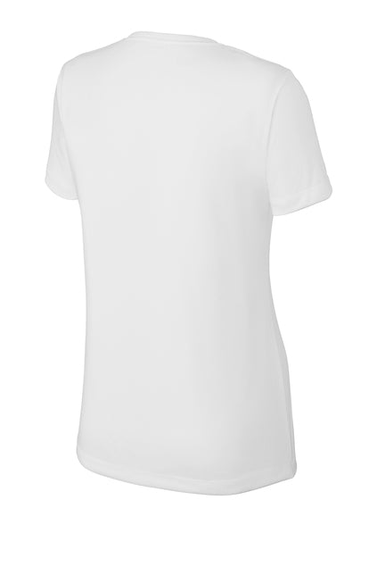 Heights Volleyball-Heights VB Ladies Performance Tee- White