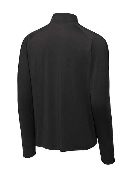 Heights Volleyball- Heights VB Stretch 1/4-Zip Pullover-Black