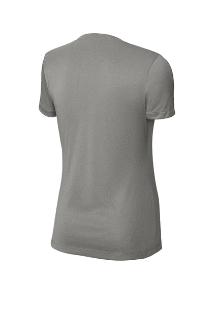 Heights Volleyball-Heights VB Ladies Performance Tee- Heather Grey