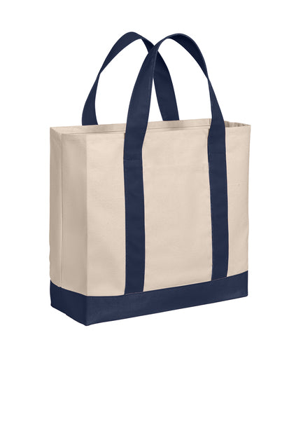 Gift - Embroidered Canvas Two-Tone Tote
