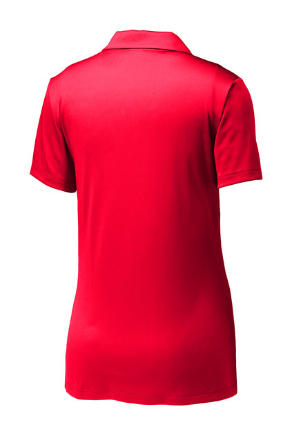 Manvel Booster Club- Ladies Performance Polo Shirt- Red