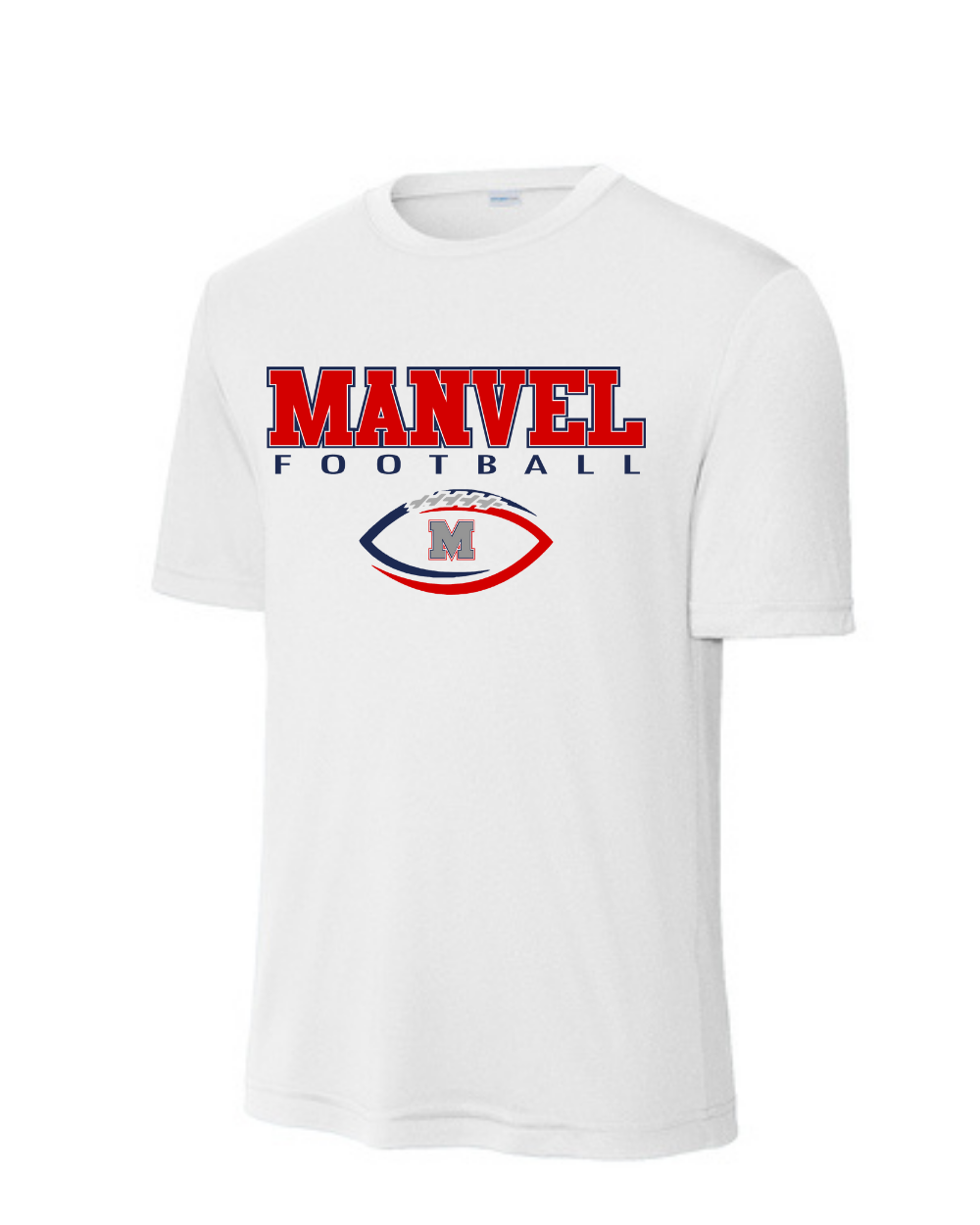 Manvel Football- Manvel Football Short Sleeve Performance Tee