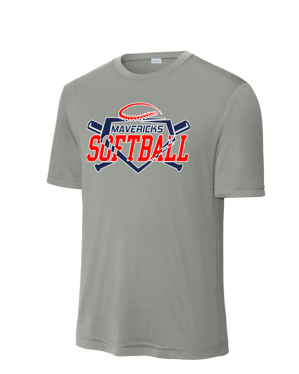 Manvel Softball- Mavericks Softball Short Sleeve Performance Tee