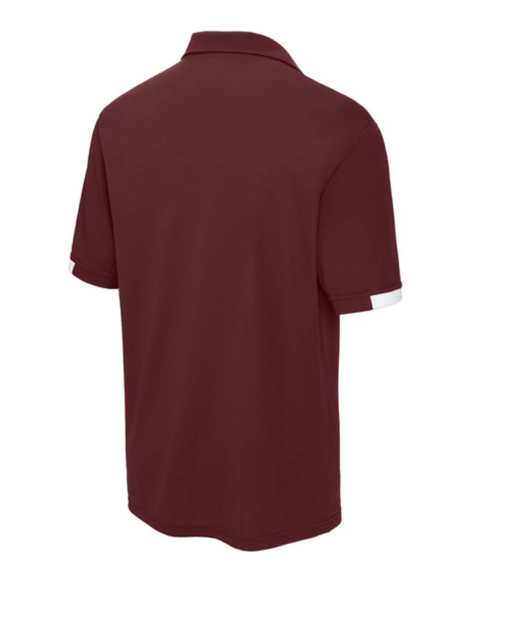 PHS Golf - Pearland Golf Tee Logo Men's Sport-Tek Club Colorblock Polo - Maroon