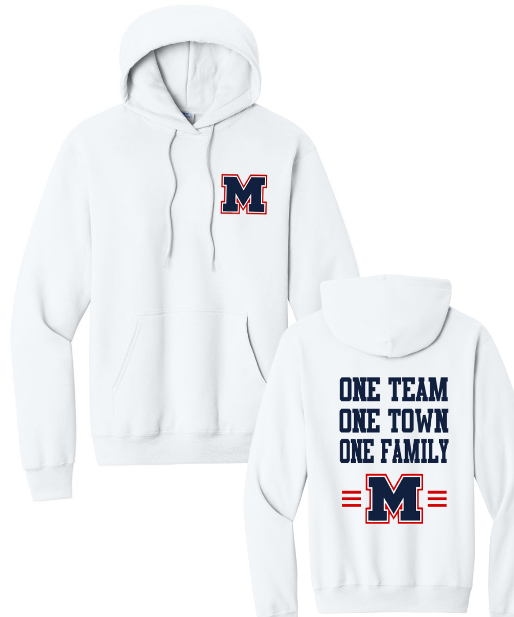 Manvel Volleyball - One Team Cotton Fleece Hoodie