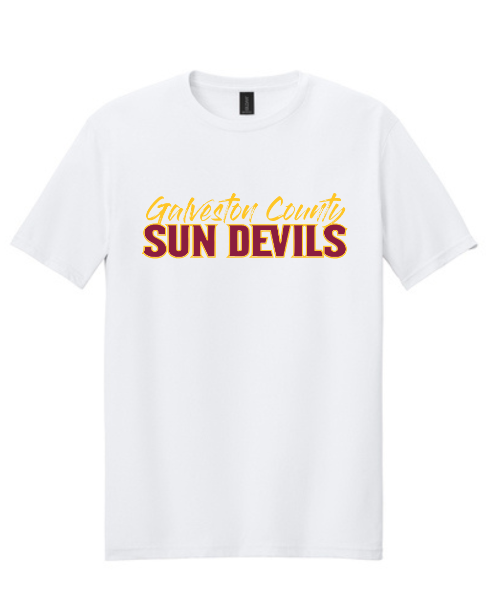 GC Sun Devils Baseball- Galveston County Sun Devils Cotton Tee