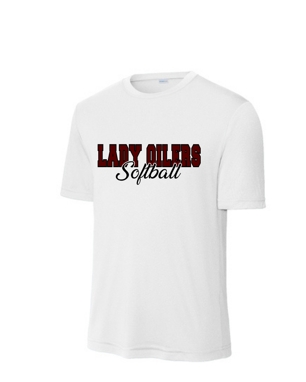 PHS Softball- Lady Oilers Softball Short Sleeve Performance Tee