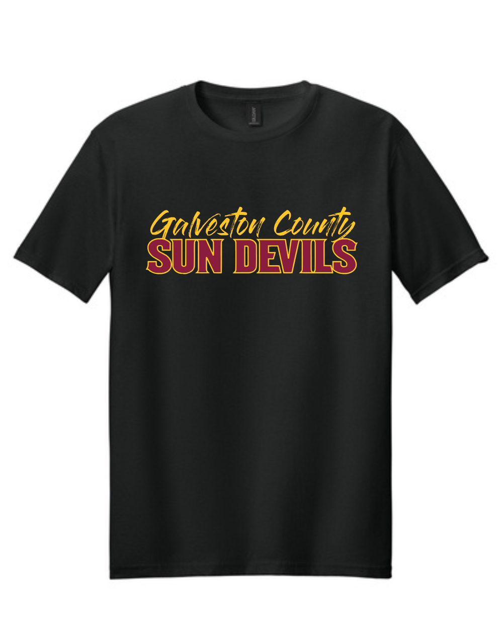 GC Sun Devils Baseball- Galveston County Sun Devils Cotton Tee