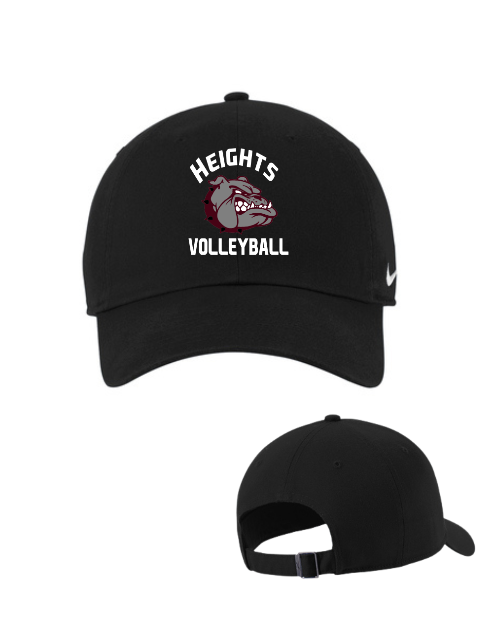 Heights Volleyball- Heights Volleyball Nike Heritage Cap- Black