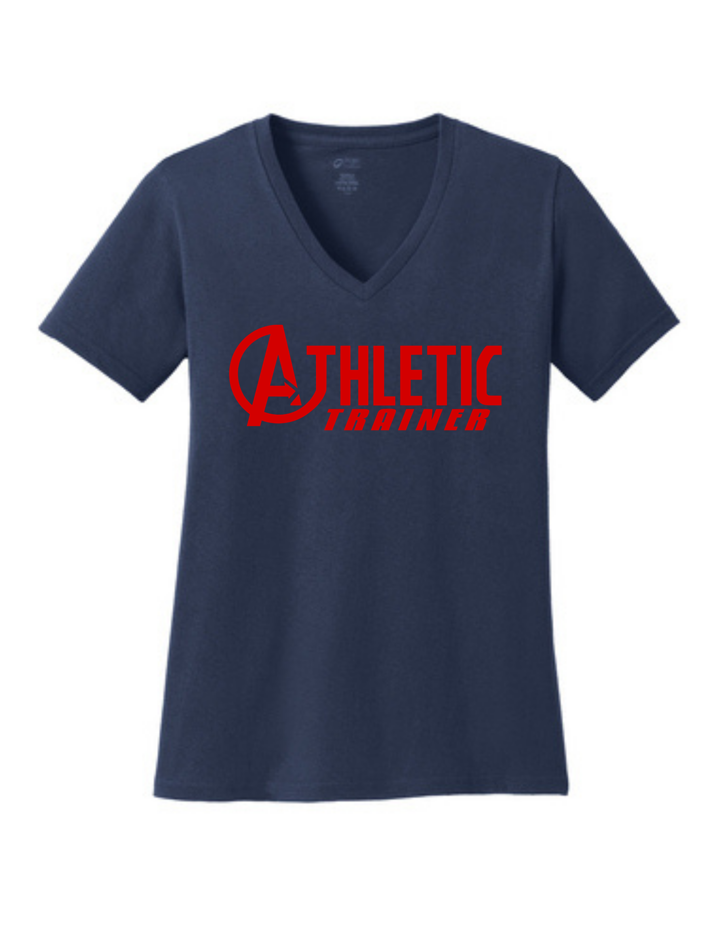 Manvel Sports Medicine - Big A Athletic Trainer - Vneck Cotton Tee