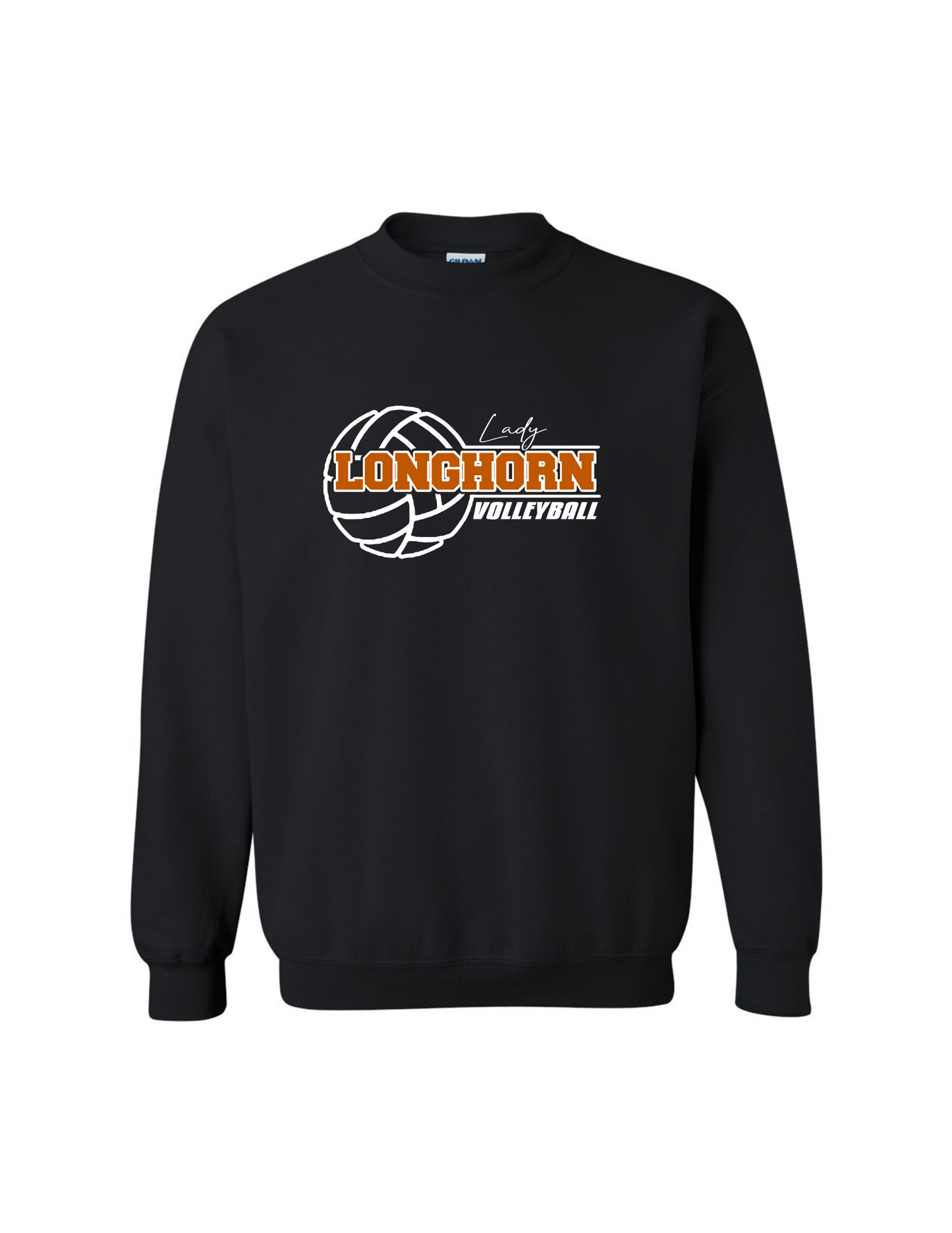 Dobie HS Volleyball- Lady Longhorn Crewneck Sweatshirt
