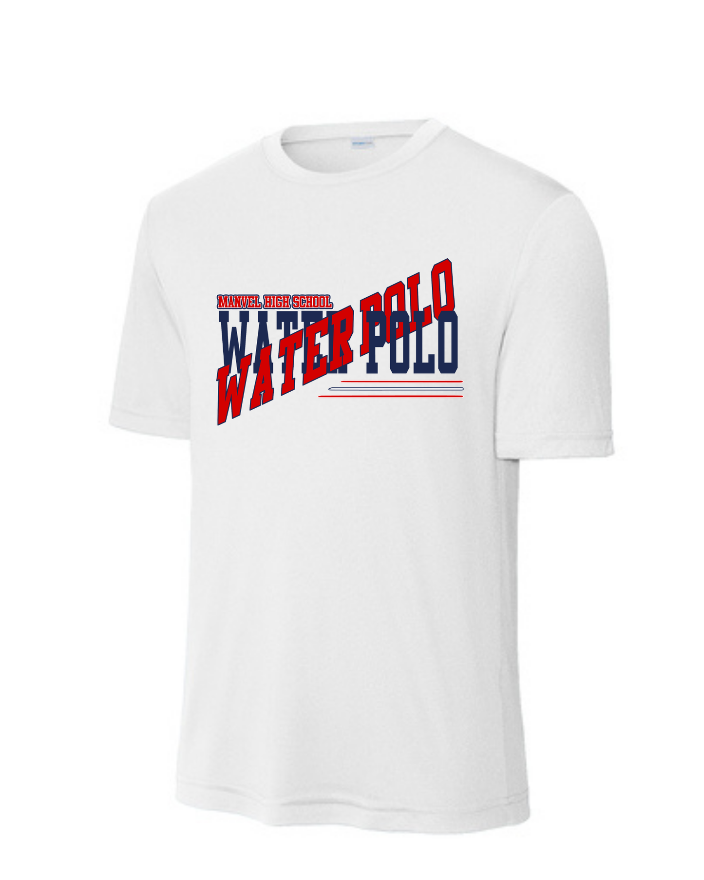 Manvel Water Polo- Cross Water Polo Short Sleeve Performance Tee