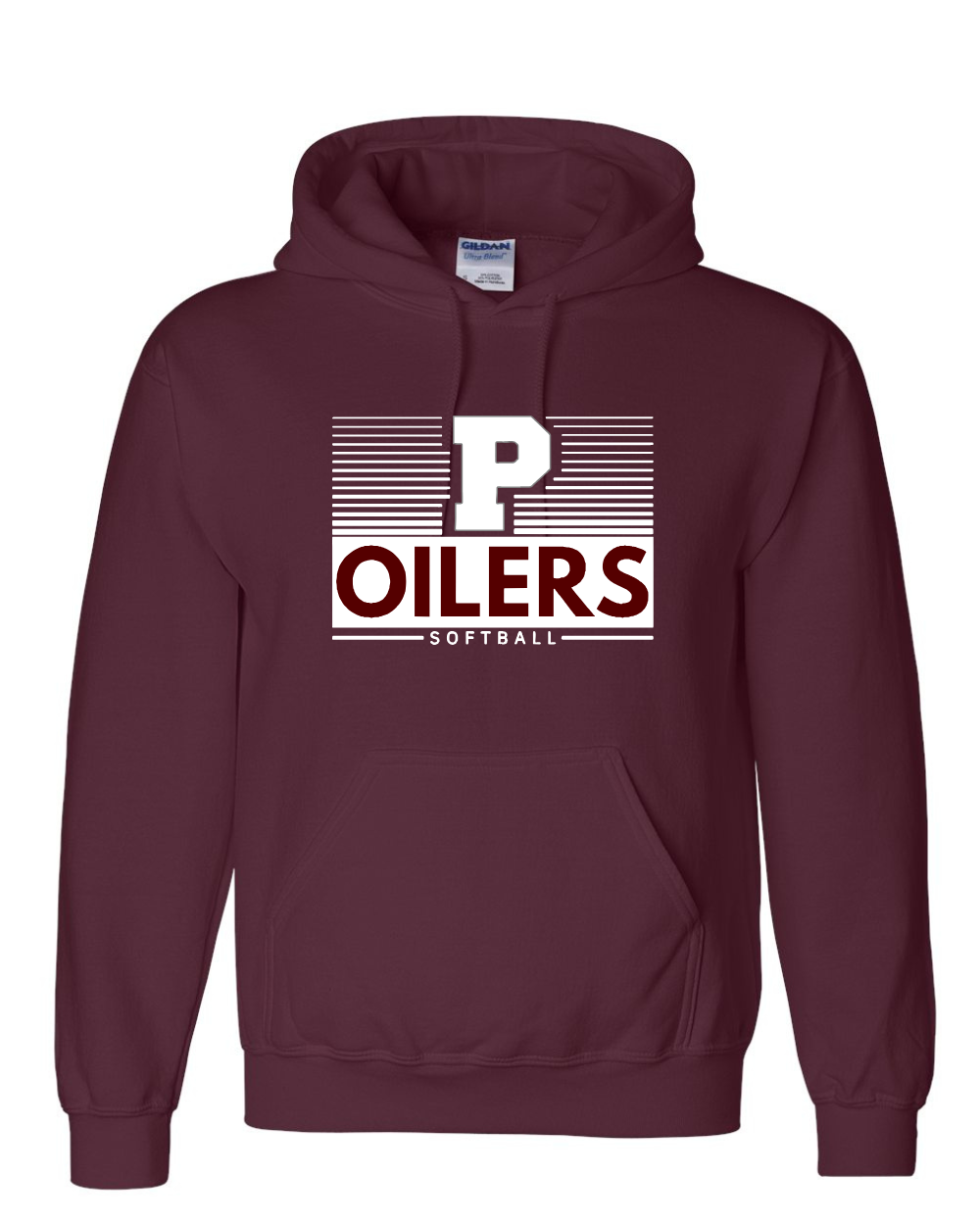 PHS Softball-P Oiler softball Cotton blend Hoodie