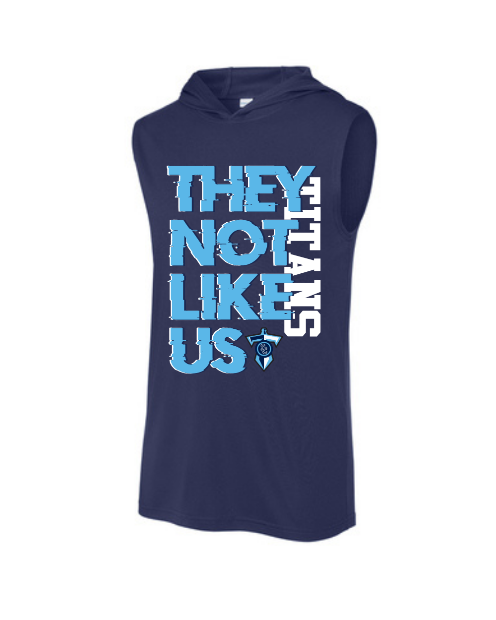 Shadow Creek Titans -TNLU Titans- Sleeveless Hoodie
