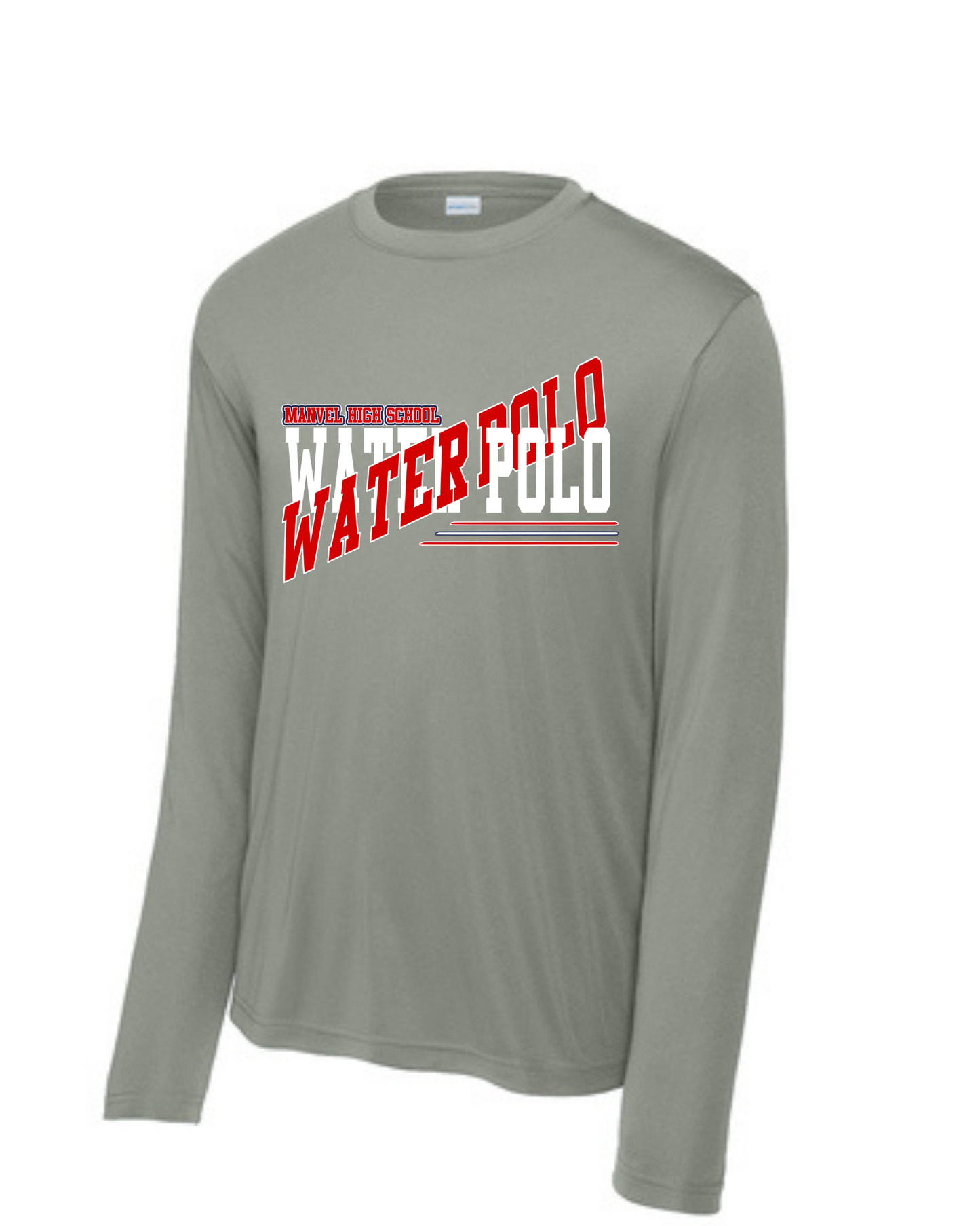 Manvel Water Polo- Cross Water Polo Long Sleeve Performance Tee