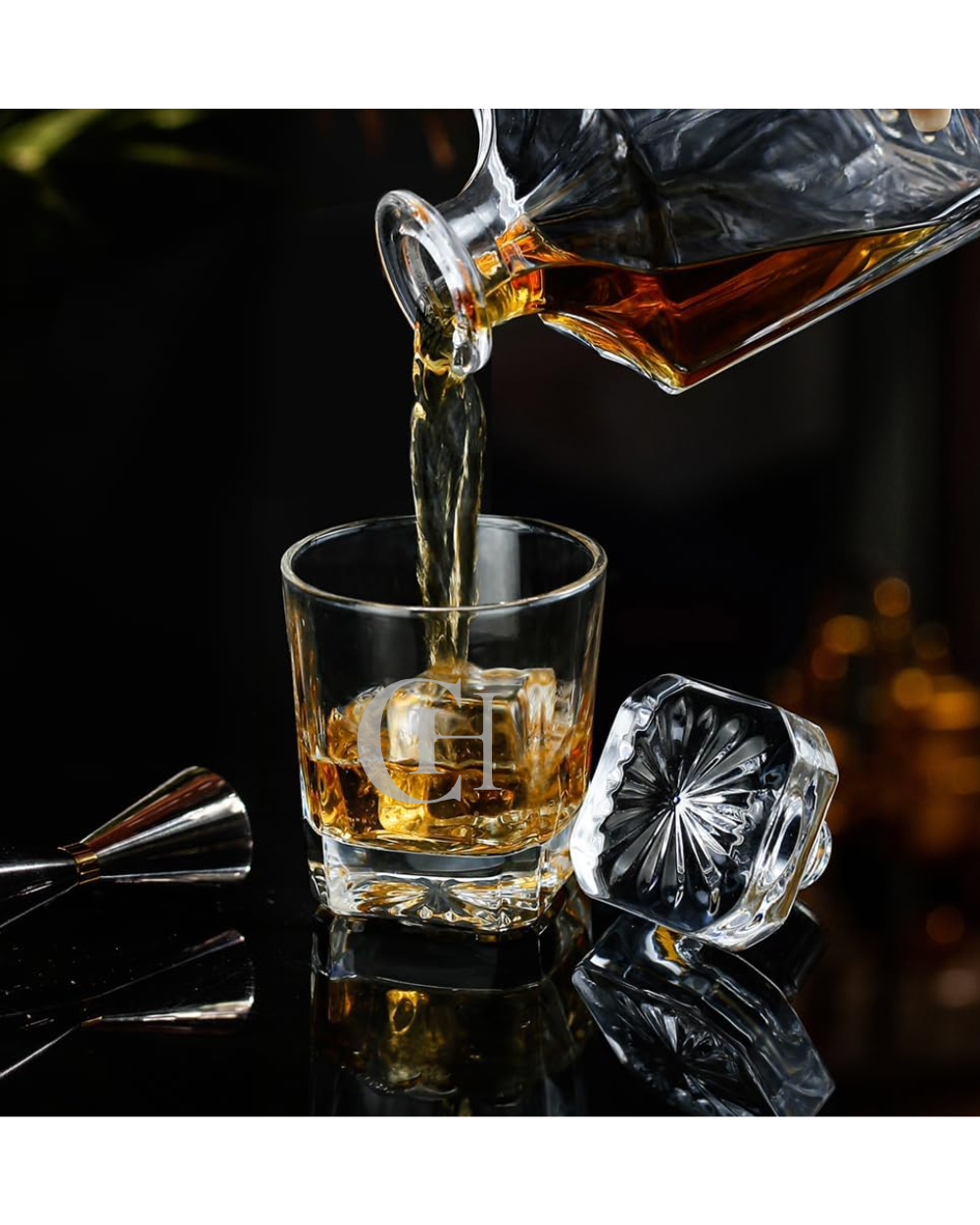 Gift-Personalized Engraved Decanter Set