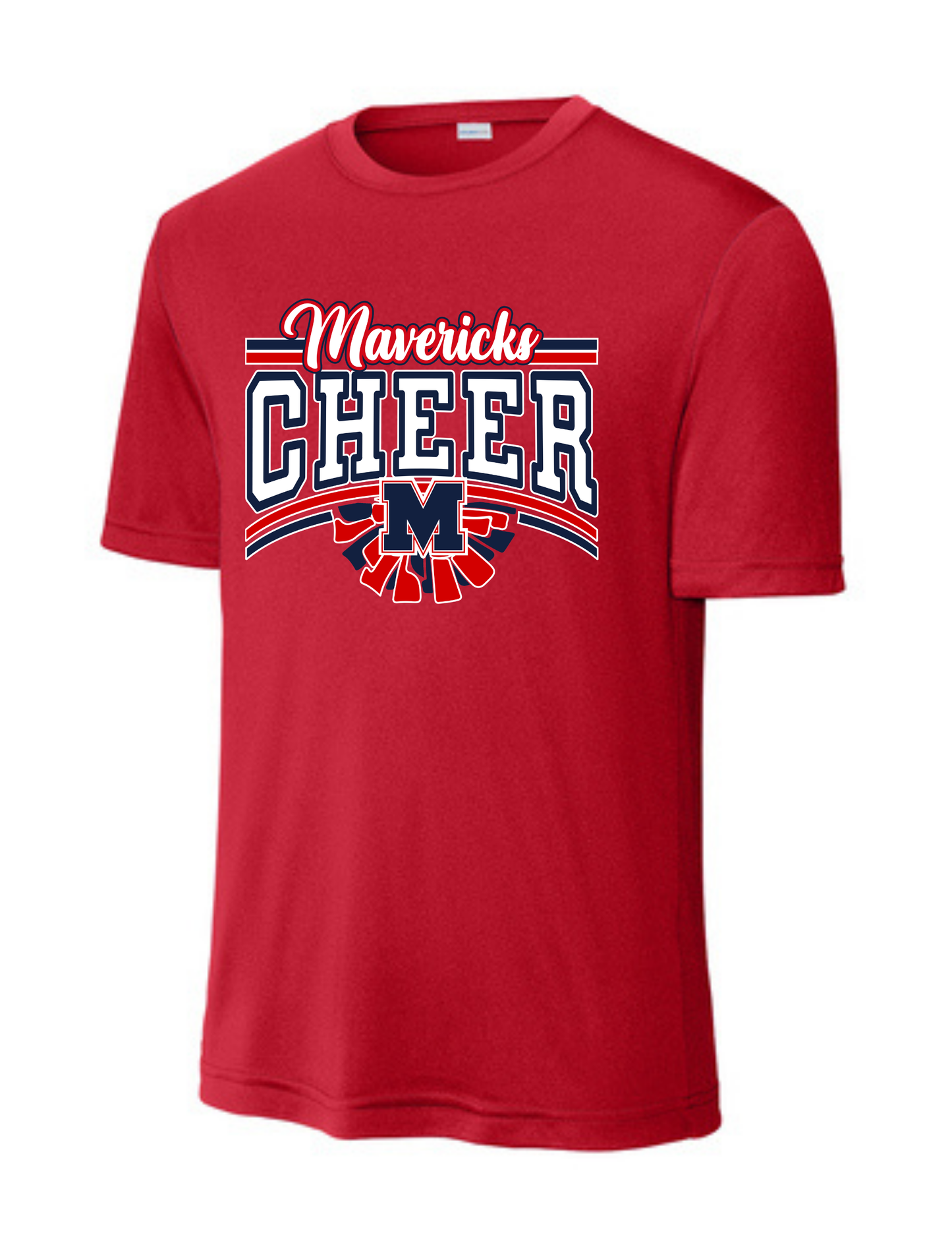 Manvel Cheer - Maverick Cheer Short Sleeve Performance Tee