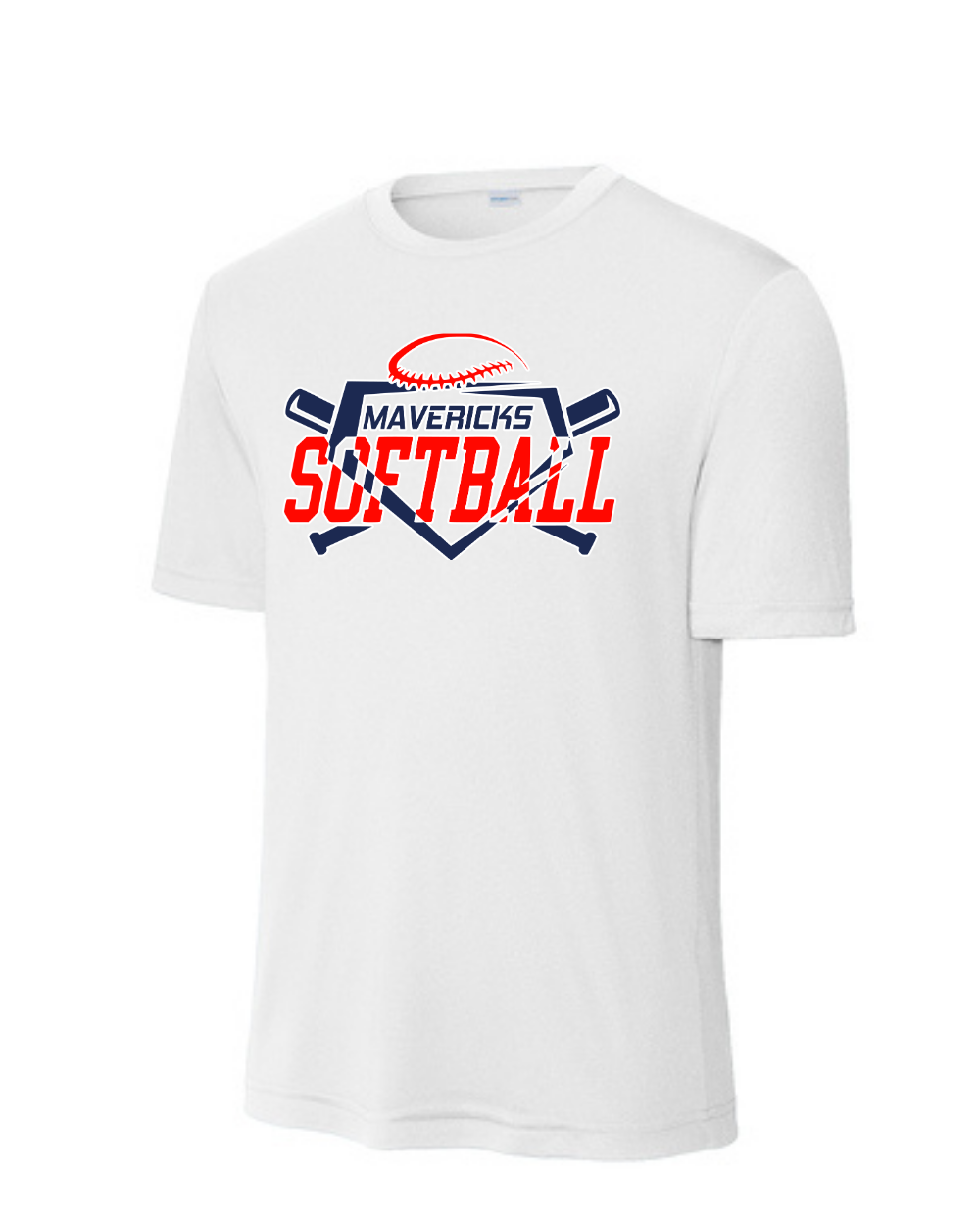Manvel Softball- Mavericks Softball Short Sleeve Performance Tee
