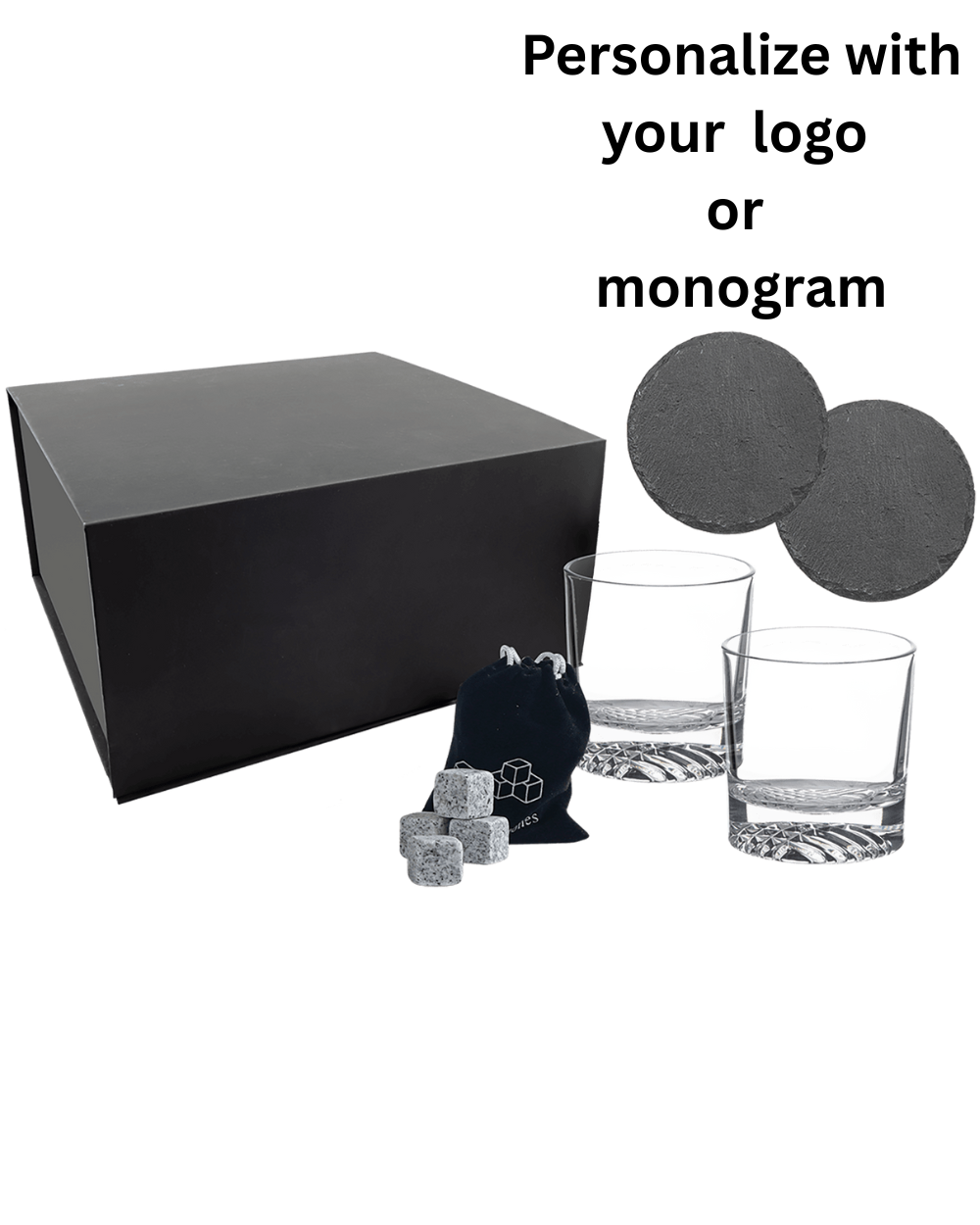 Gift-Personalized Engraved Whiskey Glass Set