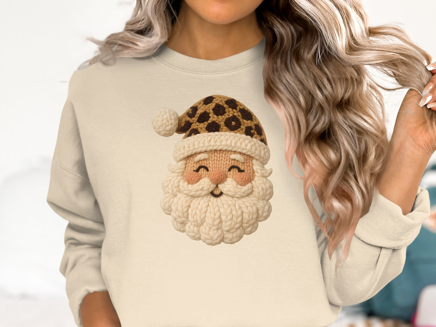 Cozy Santa Claus Sweater with Festive Design
