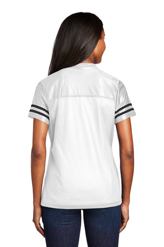Pearland Hurricanes-Ladies Jersey - We ain't Hard 2 find - White