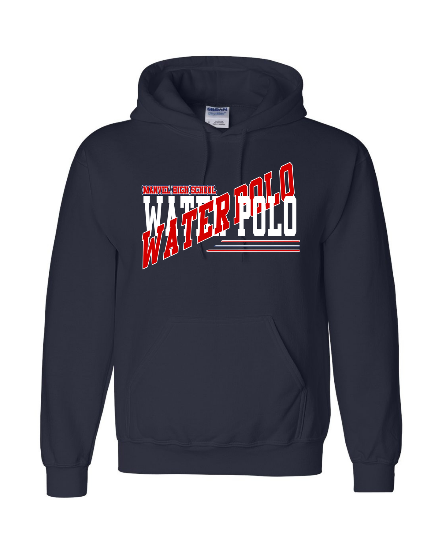Manvel Water Polo- Cross Water Polo Cotton blend Hoodie