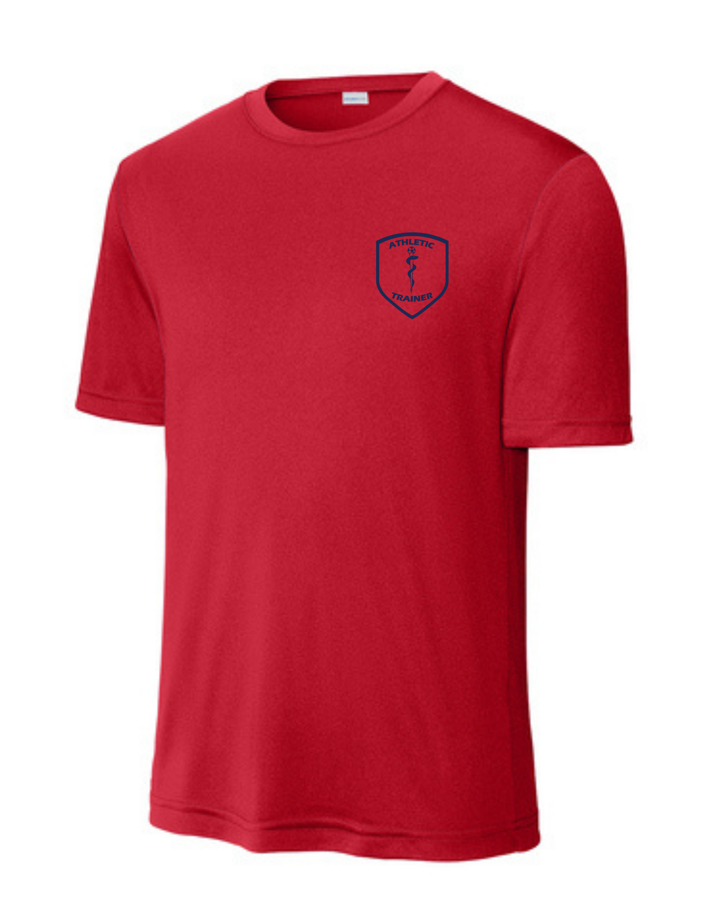Manvel Sports Medicine - Athletic Trainer Crest - Short Sleeve Performance Tee