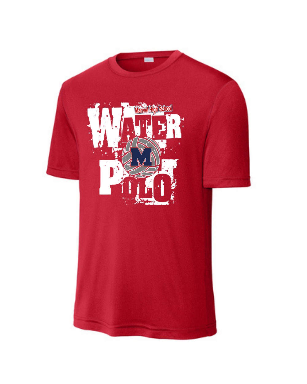 Manvel Water Polo- Manvel Water Polo Sleeve Performance Tee
