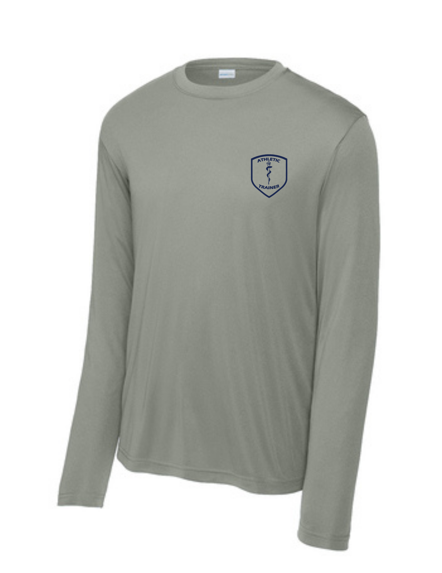 Manvel Sports Medicine - Athletic Trainer Crest - Long Sleeve Performance Tee