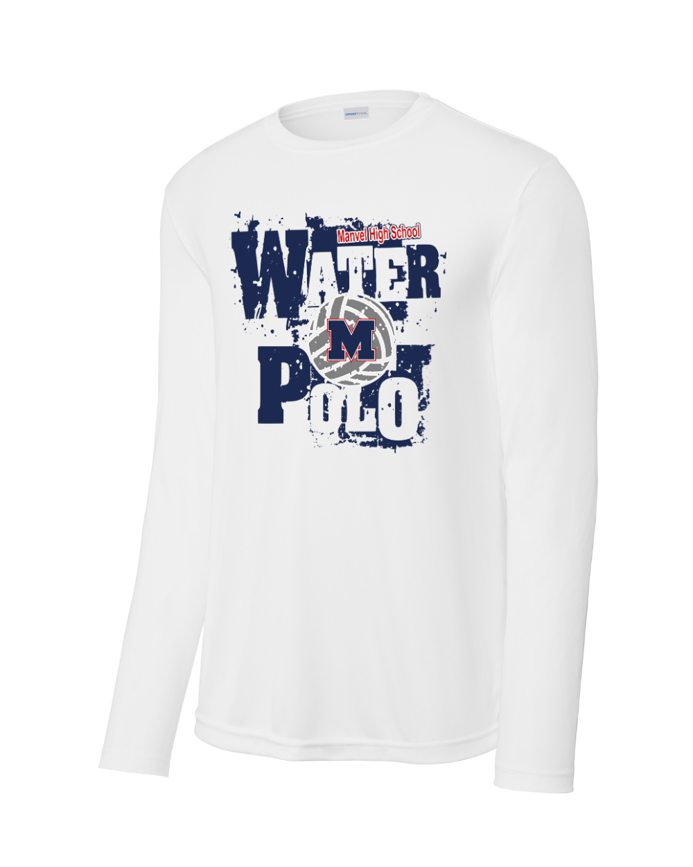 Manvel Water Polo- Manvel Water Polo Long Sleeve Performance Tee