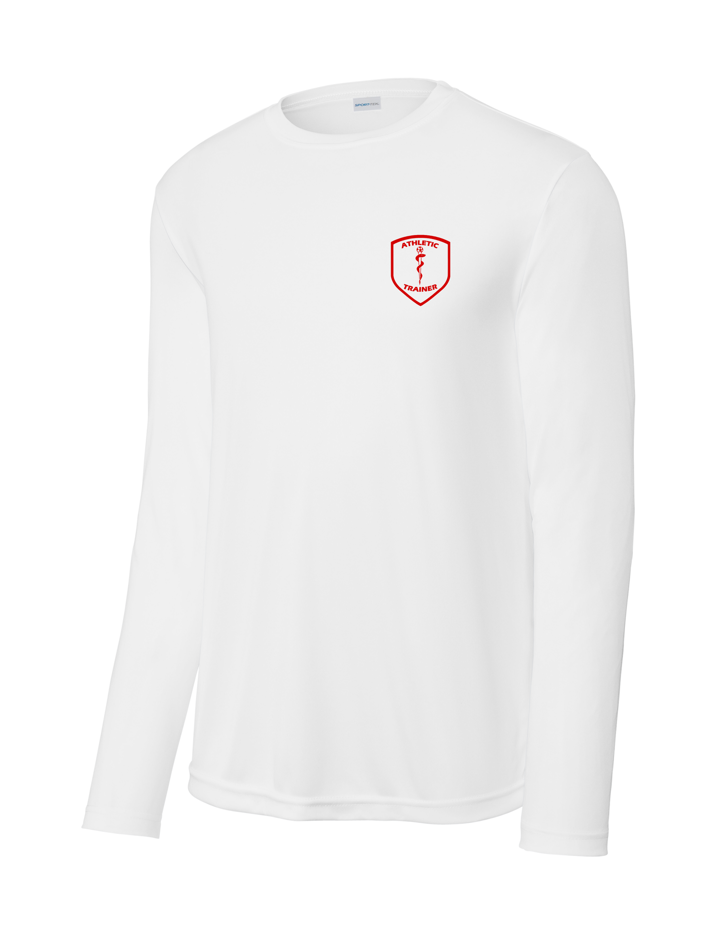 Manvel Sports Medicine - Athletic Trainer Crest - Long Sleeve Performance Tee