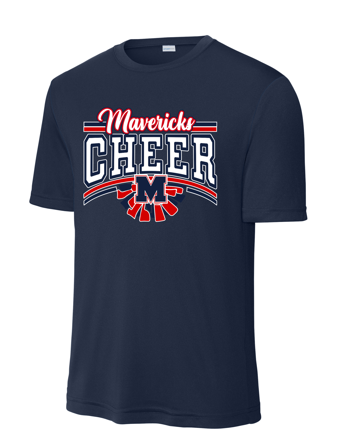 Manvel Cheer - Maverick Cheer Short Sleeve Performance Tee